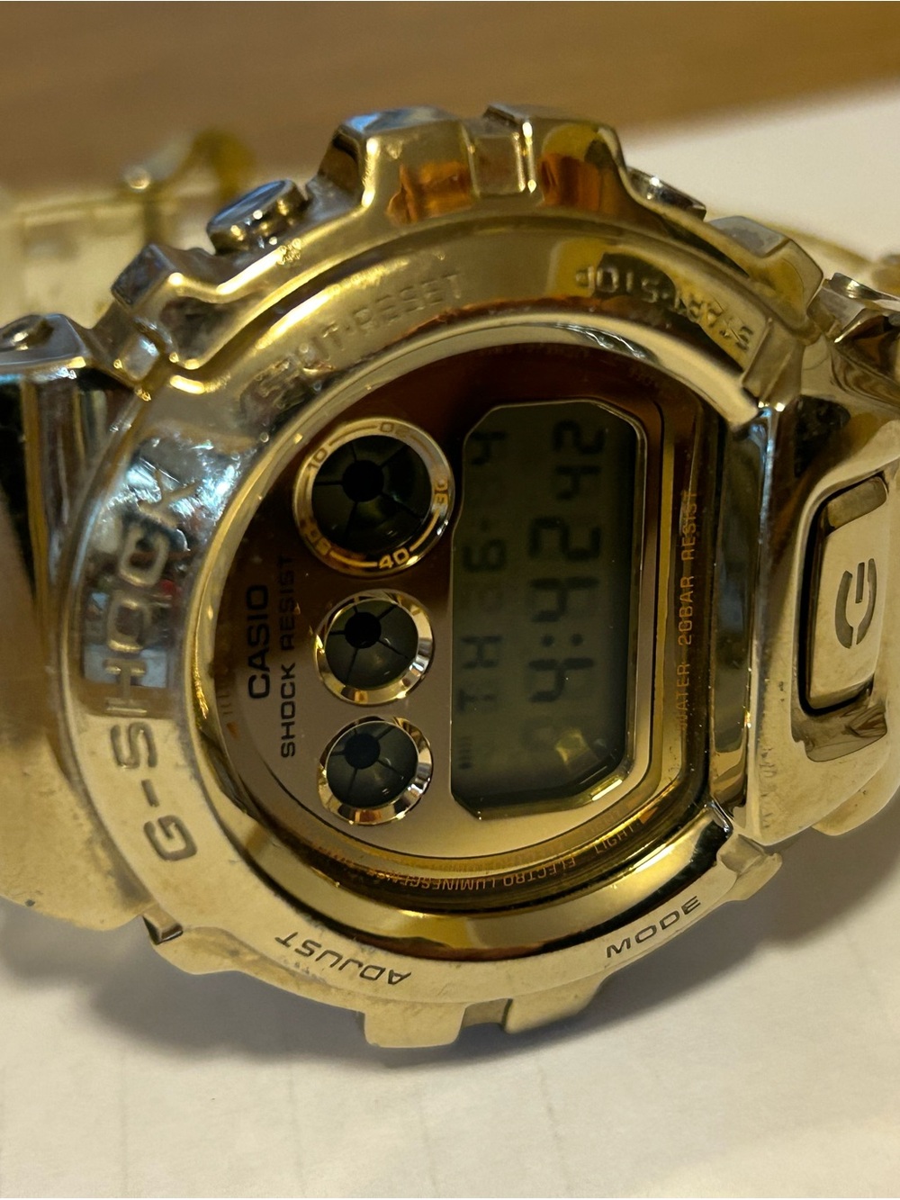 G-Shock Gold Digital Men's Watch - Casio